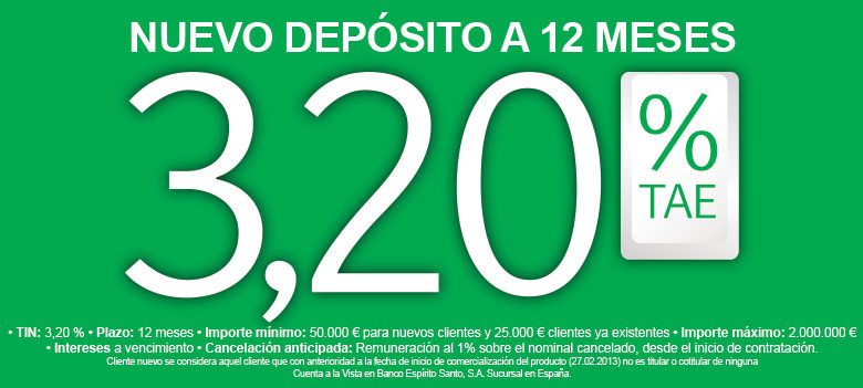 deposito bes 12 meses